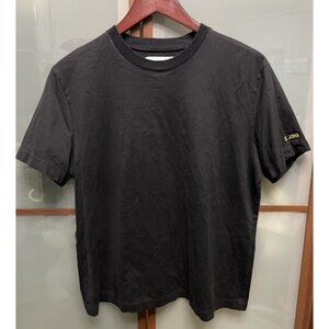 St John Sport By Marie Gray Vintage 100% Cotton Italy Black T-Shirt Tee Size M